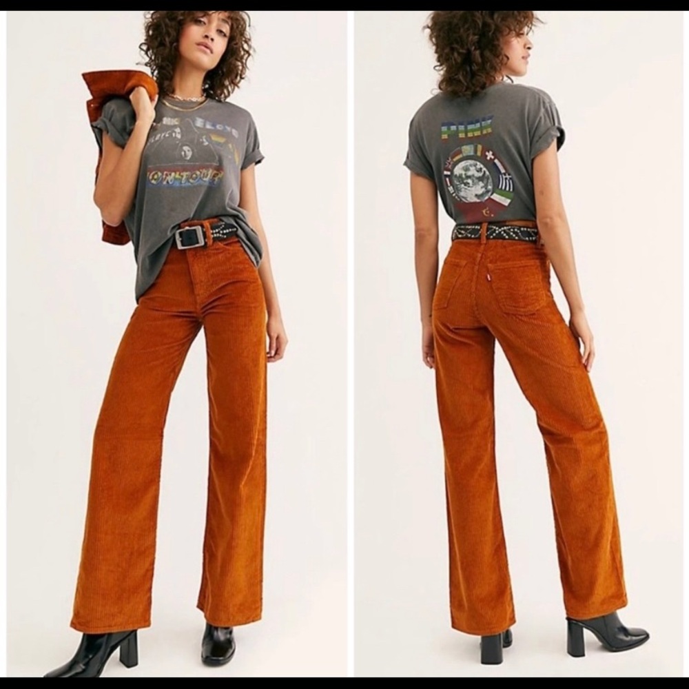 Levi’s rib cage corduroy flare